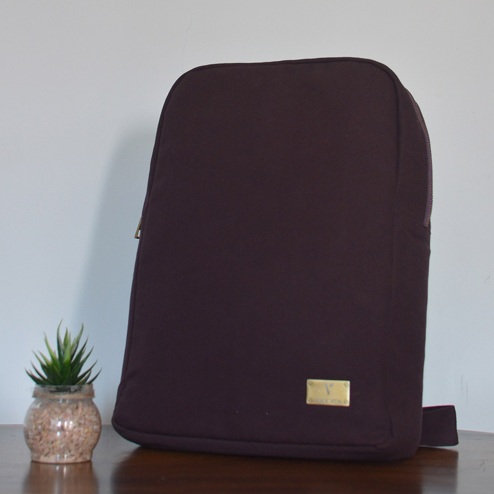 Canvas Laptop-Backpack with Compartment